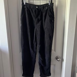 Corduroy black pants